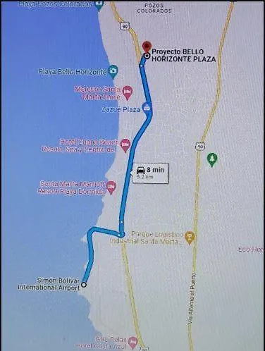 Hermoso apto cerca de la playa Bello Horizonte Santa Marta  Santa Marta (Magdalena)